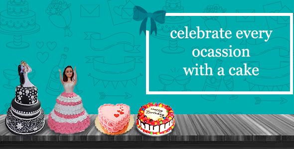 Celebrate every ocassion with a cake