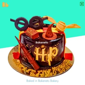 Harry Potter Cartoon cake by bakeneto. Cake delivery in Noida, Ghaziabad, Gaur City.