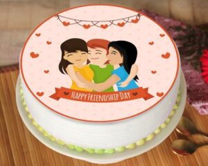 friendship day theme cake