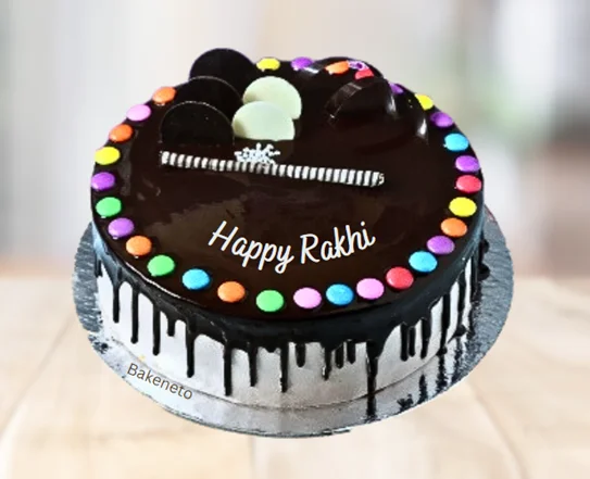 Black forest Rakhi special cake