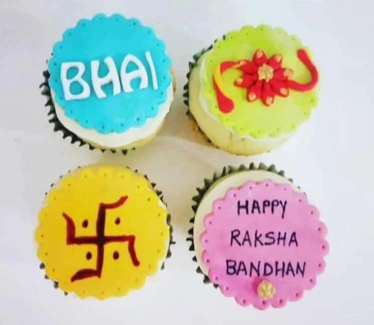 Rakhi special cupcake