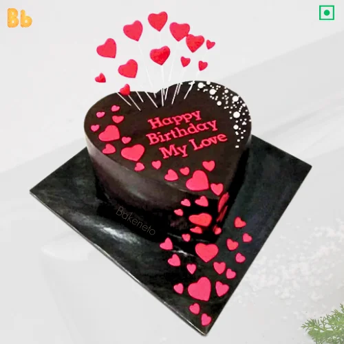 Fondant customized Heart Cake is in trend to start your love journey. You can Order cakes online in Noida, Indirapuram and Gaur City Noida Extension by bakeneto.com