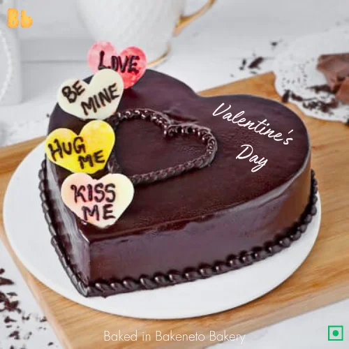 A pure chocolate truffle cake for your pure Love. Order this best quality cake online by bakeneto.com